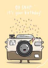 camera photographer Birthday Card 17802 created by The Tipsy Turtle