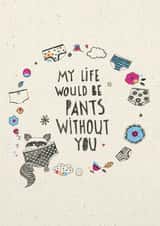 life pants Anniversary Card 26020 created by Cathy Haworth