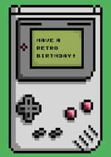 gameboy video Birthday Card 19488 created by Stone Design