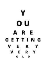 eye test Birthday Card 19027 created by Amy (Hedgecards)