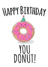 you donut Birthday Card 17154 created by Leanneco.Studio