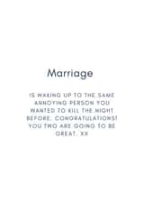 for husband for wife Card 44255 created by QuirkyPen Design