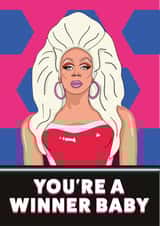 RU PAUL DRAG RACE Congratulations Card 16315 created by YOB & YAG