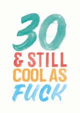 thirty thirtieth Birthday Card 4499 created by Joyful Joyful