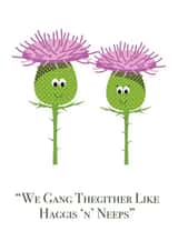 haggis scottish Anniversary Card 44260 created by Entirely Your Own