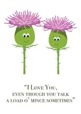 I love you scottish Card 44261 created by Entirely Your Own