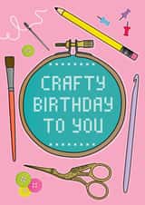 crafty scrafts Birthday Card 15480 created by Hayley Victory