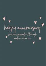 funny wife Anniversary Card 9868 created by Heather Alstead Design LTD