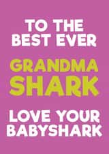 grandma shark Birthday Card 42986 created by PaperPiranha
