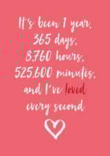 1 year Anniversary Card 14328 created by Dottie Mottie