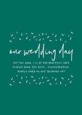 Green wedding day - Beautiful lady created by Heather Alstead Design LTD