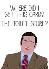 Brick Anchorman Birthday Card 19390 created by MintCards