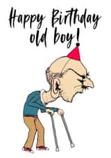 old boy Birthday Card 19520 created by The Inker's Boudoir