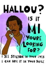 lionel richie halloumi Birthday Card 43385 created by Happy Stuff Studio