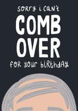 Comb Over Birthday Card created by Jessica Harvey