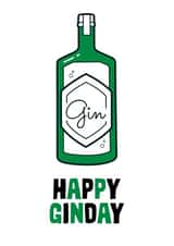 gin alcohol Birthday Card 18219 created by Prints With Personality