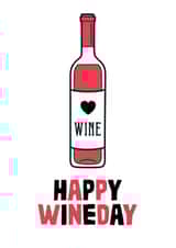 wine alcohol Birthday Card 18220 created by Prints With Personality