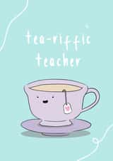 teacher tutor Thank You Card 17803 created by The Tipsy Turtle