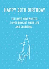 30 30th Birthday Card 15613 created by Blue Goldfish