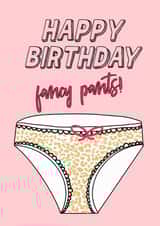 fancy pants Birthday Card 19523 created by @cottonfoxprints