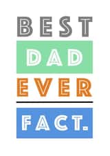 best dad Father's Day Card 37113 created by Little Letters with Love