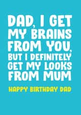 dad brains Birthday Card 16856 created by James  Steer