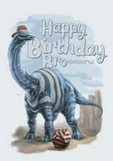 Brother Bro Birthday Card 15621 created by Fasanian Artistry