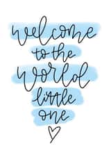 welcome little New Baby Card 19443 created by Cate Creates