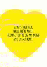 always together Just because Card 14605 created by Jack & Dani