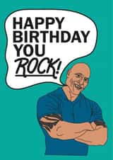 the rock birthday card created by CatherineCritchley.