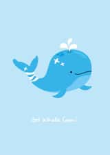 get whale Get Well Card 17540 created by emily.reevedesigns