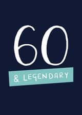 Legendary 60th Birthday Card created by Sarah Catherine