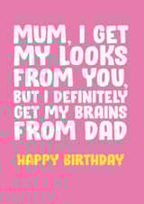 mum looks Birthday Card 16858 created by James  Steer