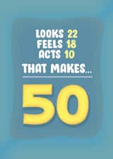 feels looks Birthday Card 16860 created by James Steer