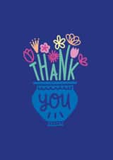Thank You Thanks Thank You Card 16985 created by Squaire