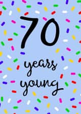 70 70th Birthday Card 15969 created by Pippin Prints