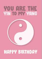 yin yang Birthday Card 16862 created by James  Steer