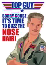 Top Gun - top guy Goose created by Close to the bone