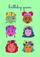 queen crown Birthday Card 19339 created by Nina Bombina