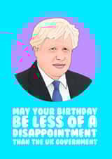 lockdown government Birthday Card 10112 created by Hey Huns It's Nicole