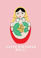russian doll Birthday Card 17572 created by Ivy Lemon