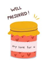 well preserved jam Anniversary Card 42442 created by crystal chou