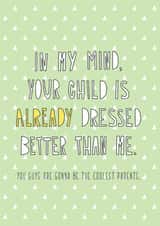 New Baby Pregnant New Baby Card 6698 created by Redback Cards