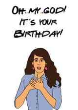 friends janice Birthday Card 41611 created by @sammie.illustrates