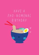 Have a pho-nomenal Birthday created by Jessica Eyre