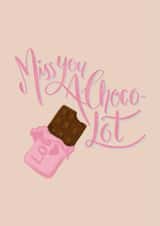 pun chocolate Love & Friendship Card 19642 created by Aminah Eleonora