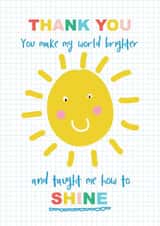 thanks thank you Thank You Card 12688 created by TillieMint