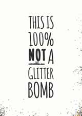 Glitter sparkle Card 24776 created by Paul O'Connor