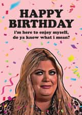 gemma collins towie Birthday Card 12214 created by Yeh Boi