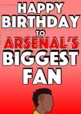 football arsenal Birthday Card 44001 created by Zac's Cards
